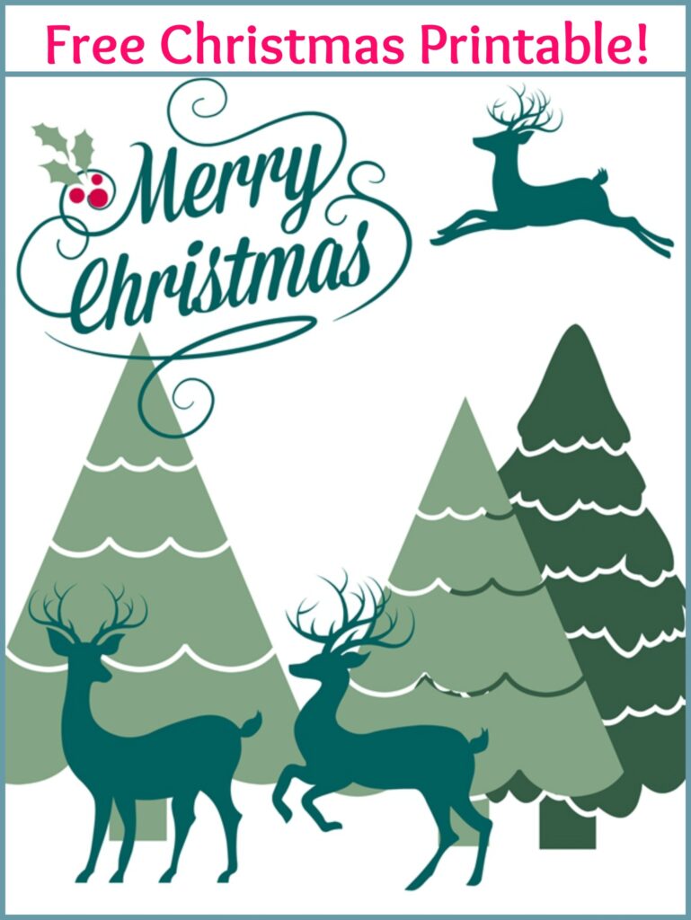 Free Printable Merry Christmas Cards Free Printable Card