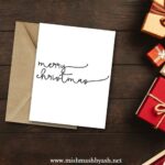 FREE Printable Minimalist Christmas Cards Minimalist Christmas Card