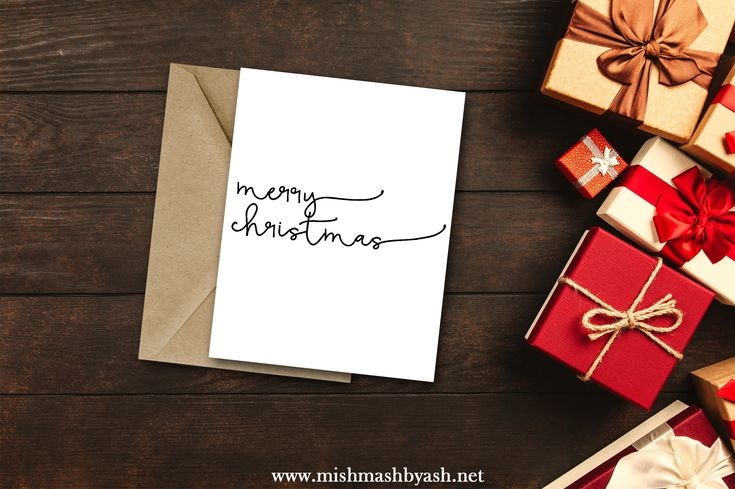 FREE Printable Minimalist Christmas Cards Minimalist Christmas Card