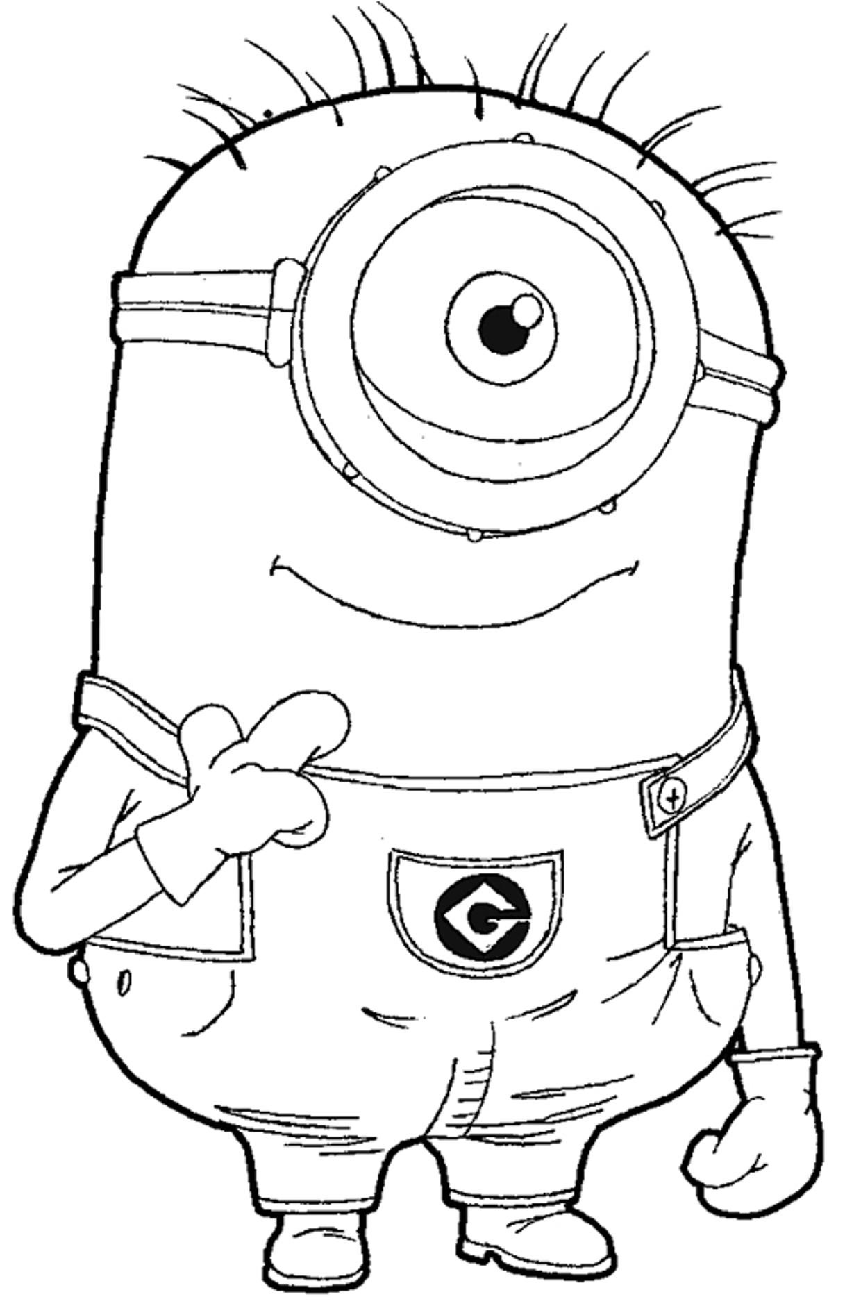 Free Printable Minions Coloring Pages Download Free Printable Minions 