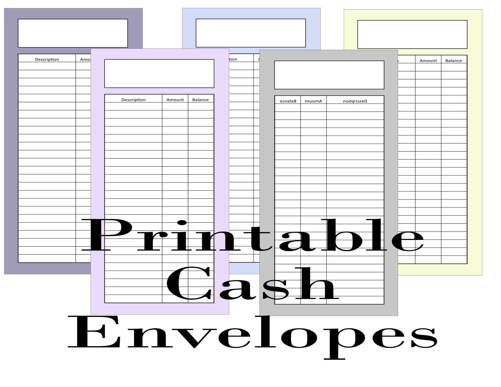 free printable money envelope template pdf