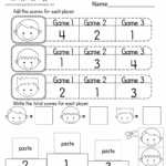 Free Printable Olympics Math Worksheet For Kindergarten