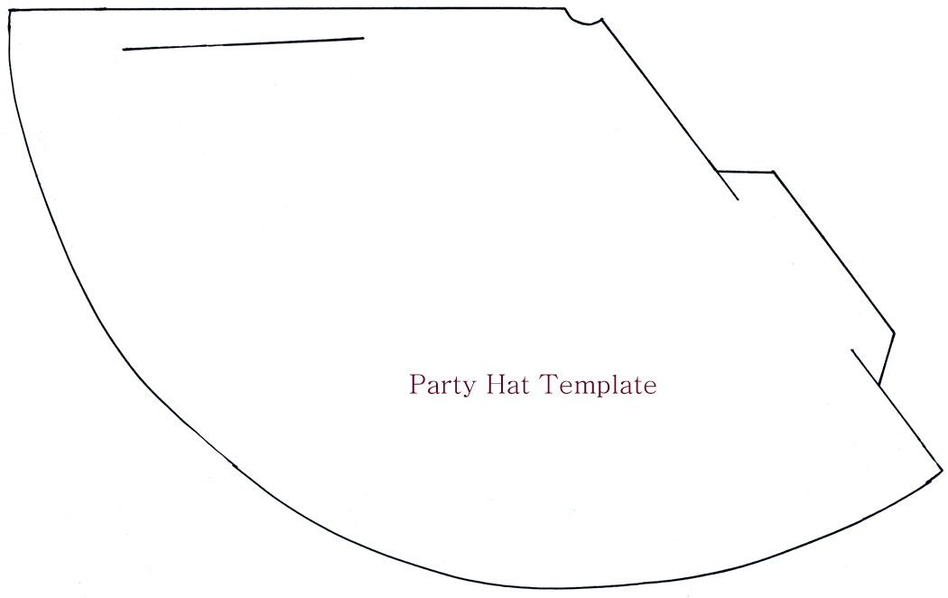 free printable printable party hat template