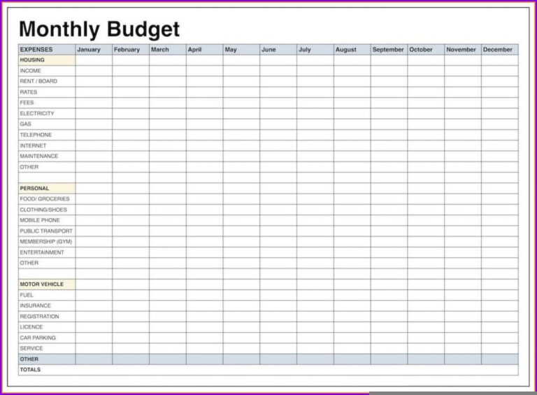 Free Printable Pdf Beginner Printable Budget Worksheet Budget Sheets 