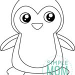 Free Printable Penguin Template Simple Mom Project Printable
