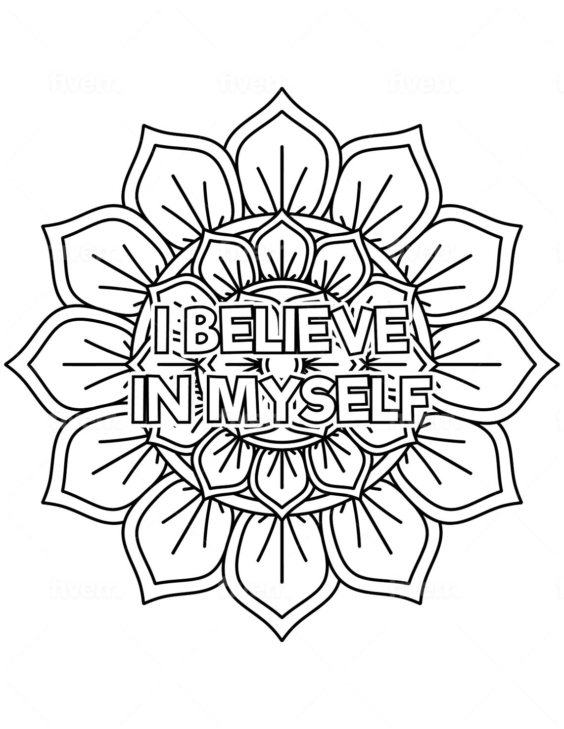 Free Printable Positive Affirmation Coloring Pages Kidsworksheetfun 