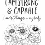 Free Printable Positive Affirmation Coloring Pages Lights Crystal