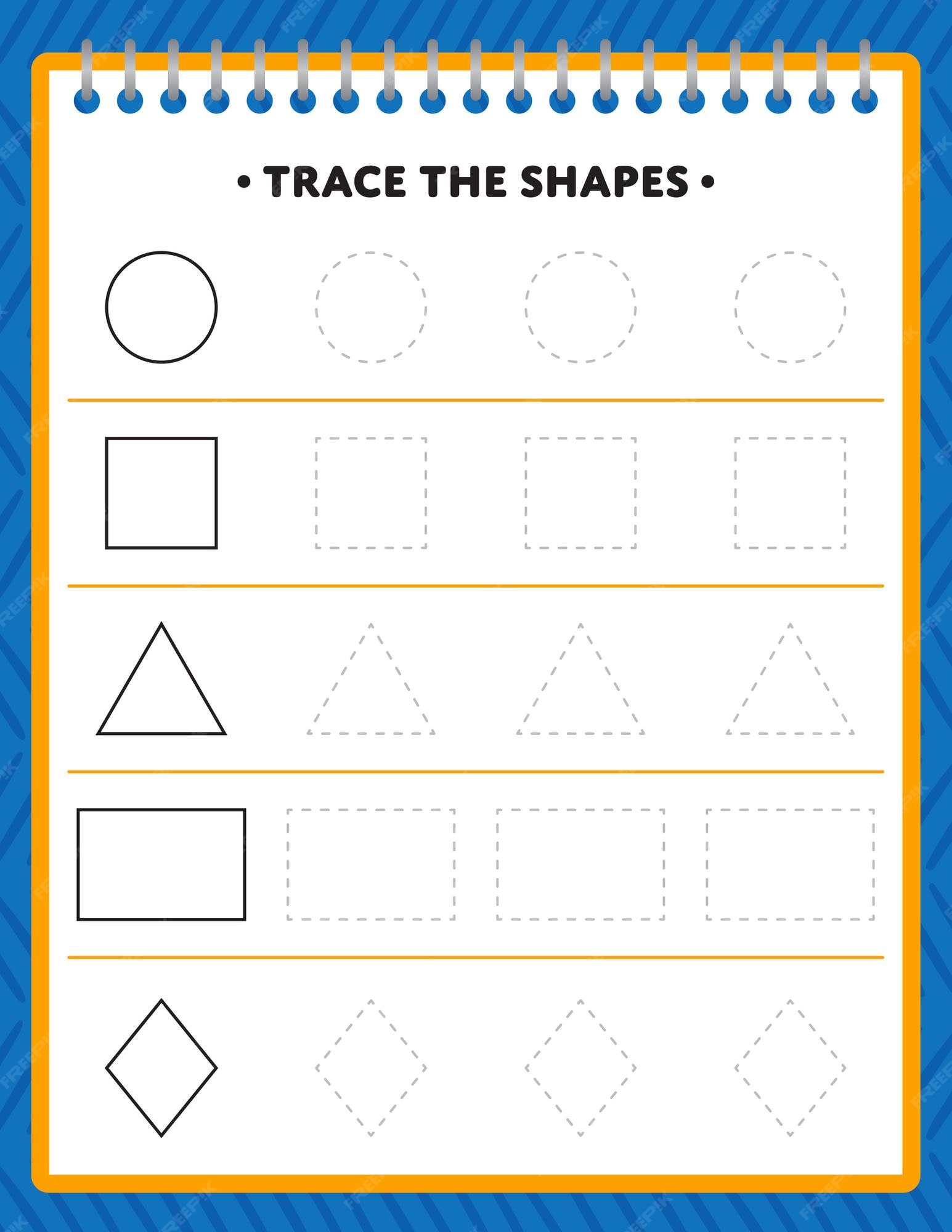 tracing a worksheet