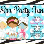 Free Printable Spa Party Invitations Templates Of Printable Spa Party