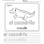 Free Printable Spanish Worksheet For Kindergarten