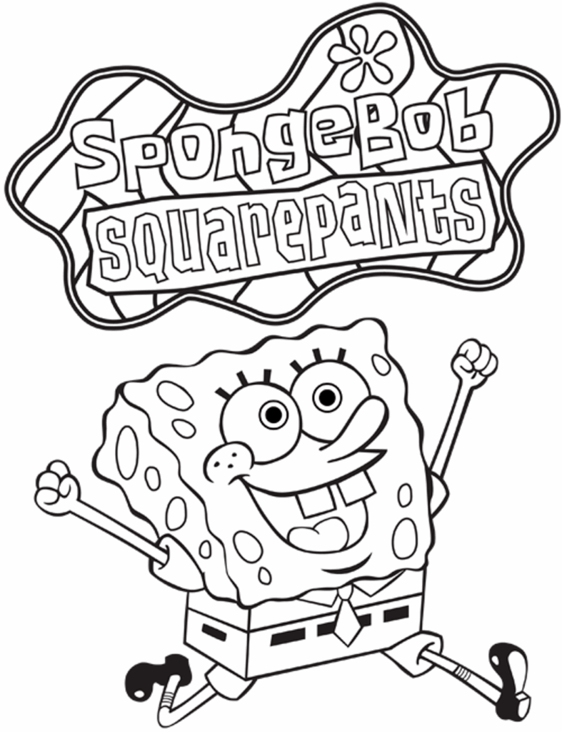 Free Printable Sponge Bob Easter Coloring Pages Coloring Home