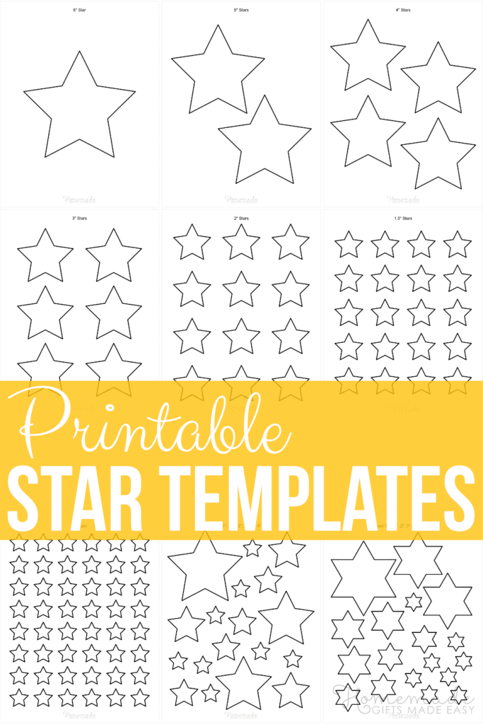 Free Printable Stars Template Fillable Form 2025