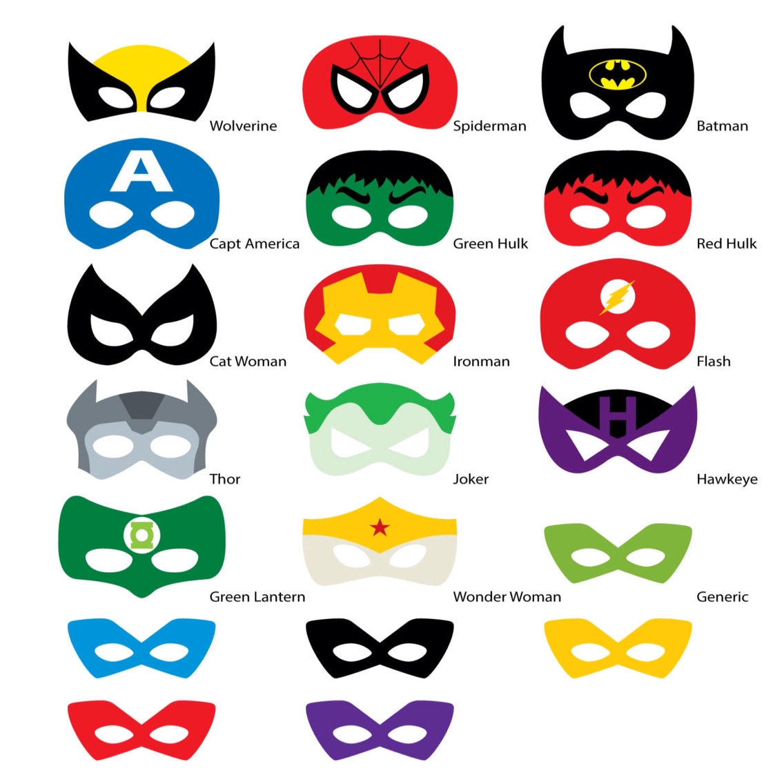 Free Printable Superhero Crafts