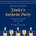 Free Printable Surprise Birthday Invitation Templates Canva 40 OFF