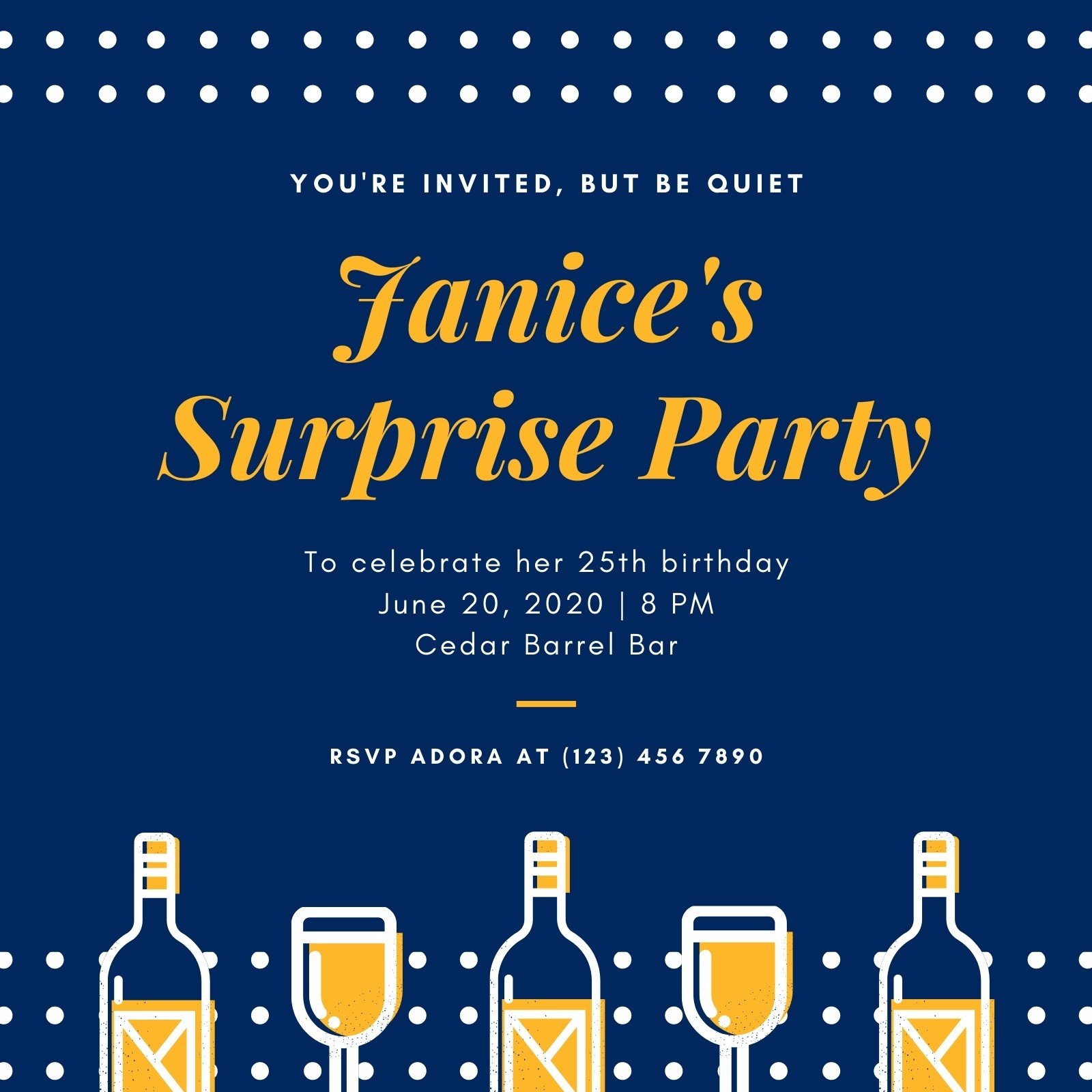 Free Printable Surprise Birthday Invitation Templates Canva 40 OFF