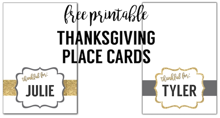 printable colored place cards