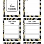 Free Printable Time Capsule Template Calendar Printables