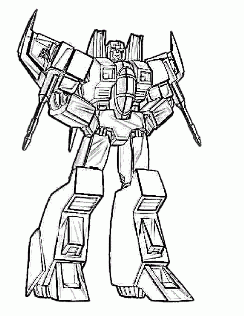 Free Printable Transformer Coloring Pages