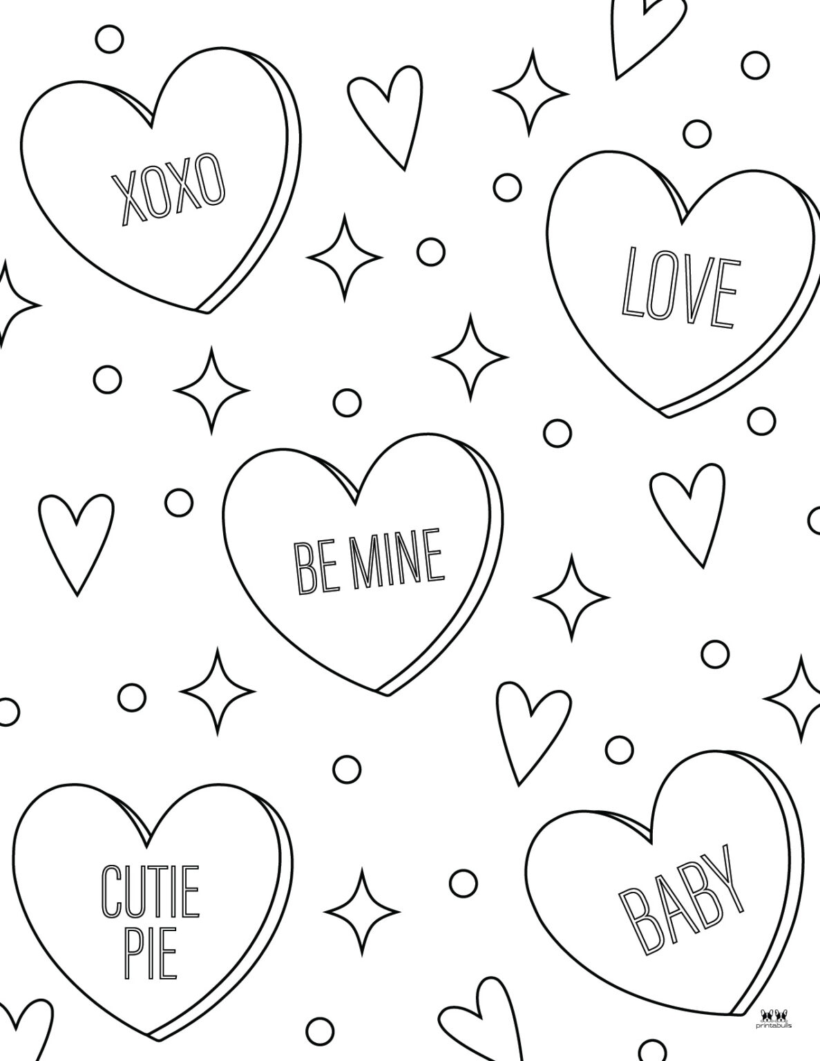 valentine coloring pages free printable
