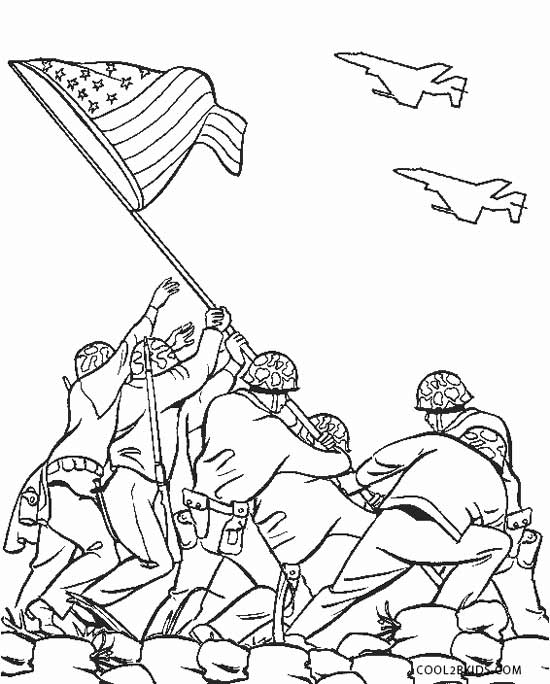 Veterans Day Coloring Page