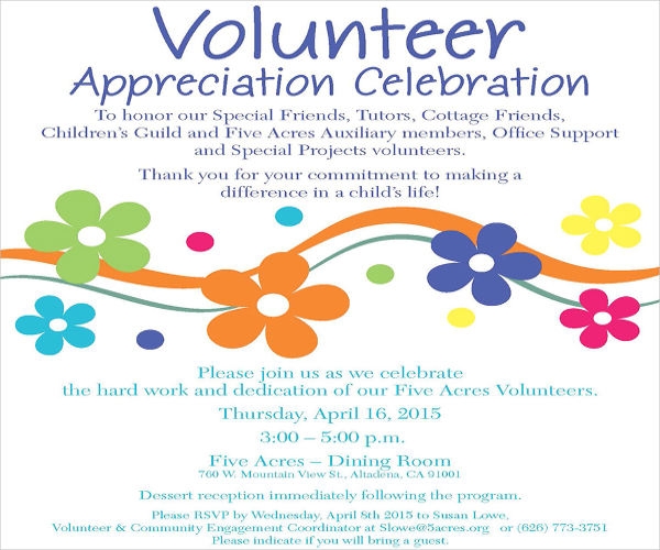 customer appreciation invitations templates