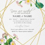 Free Printable Wedding Invitation Template For Word Printable Templates