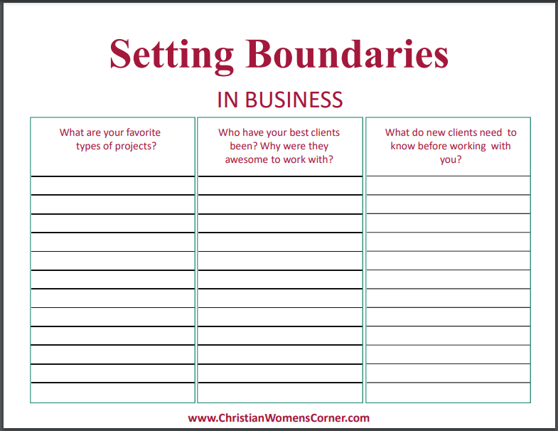 Free Printable Worksheet On Boundaries Download Free Printable