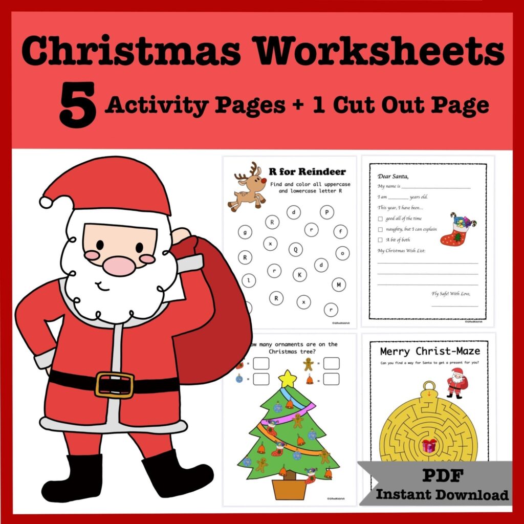 Free Printable Xmas Worksheets Download Free Printable Xmas Worksheets