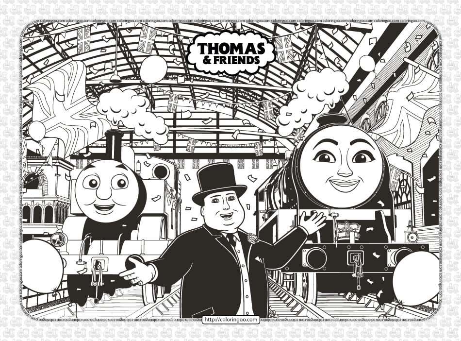 Free Printables Thomas And Friends Coloring Pages