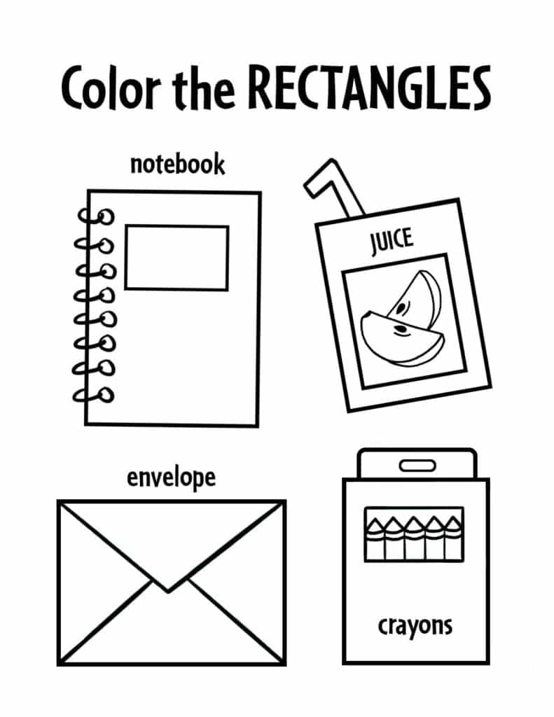 rectangle worksheet