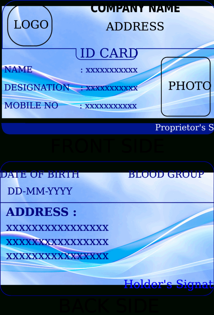 Free Service Dog Certificate Template Lovely Free Printable Id Cards