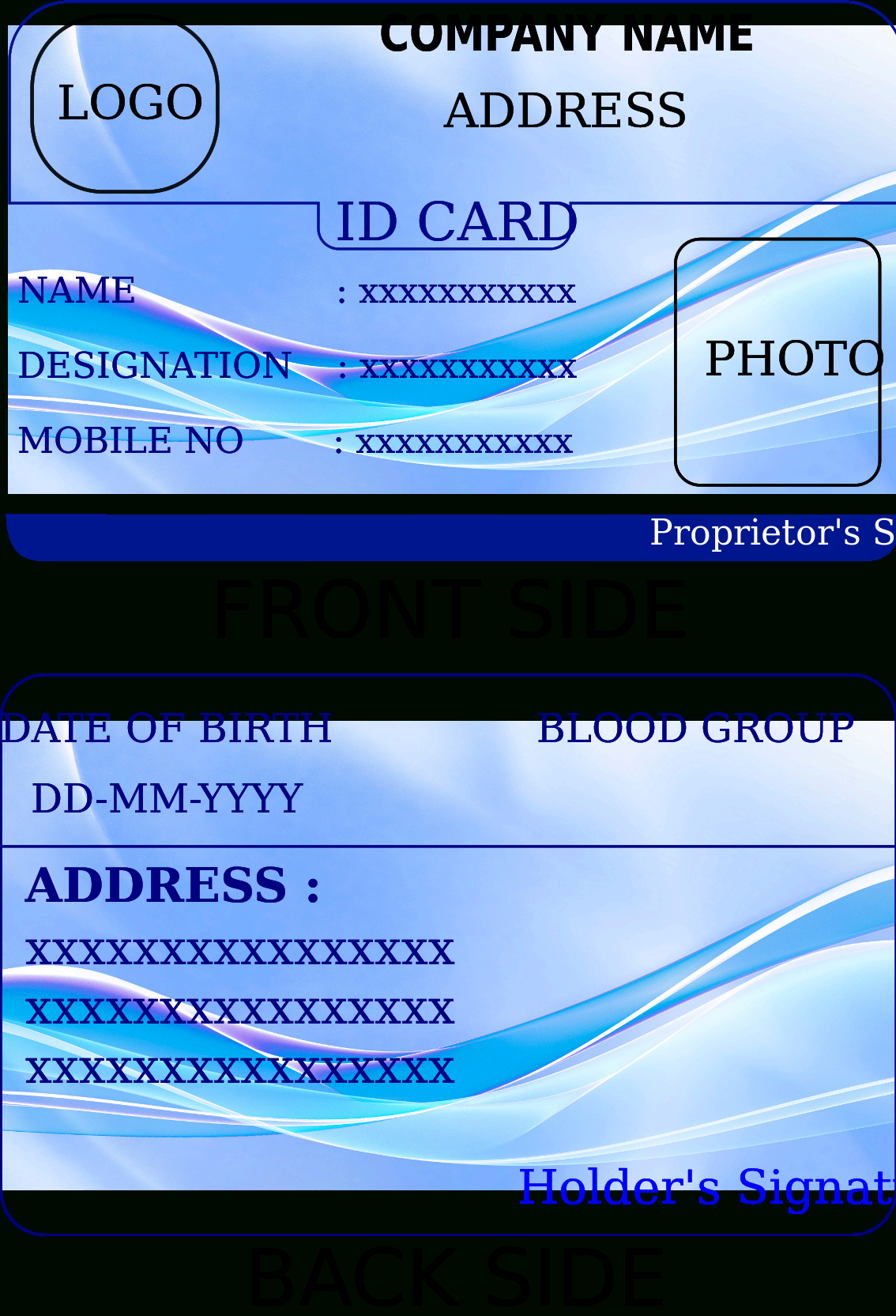 Free Service Dog Certificate Template Lovely Free Printable Id Cards 
