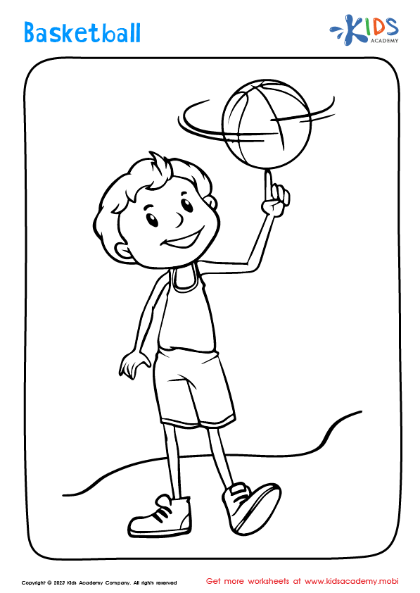sports coloring worksheets