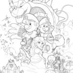 Free Super Mario Bros Movie Poster Coloring Page