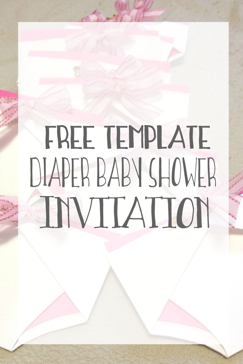 diaper shower invitation template