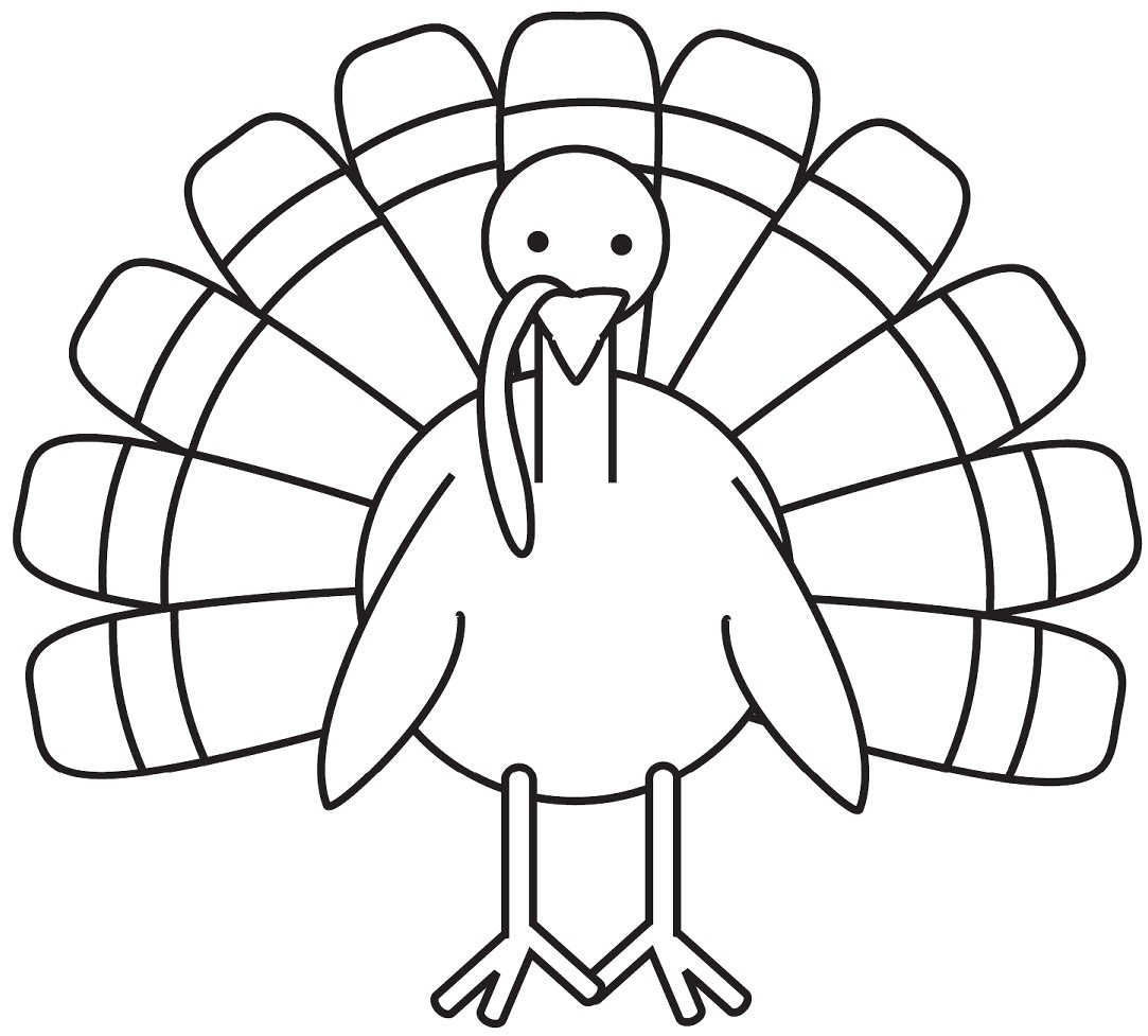 Free Turkey Color Pages Printables