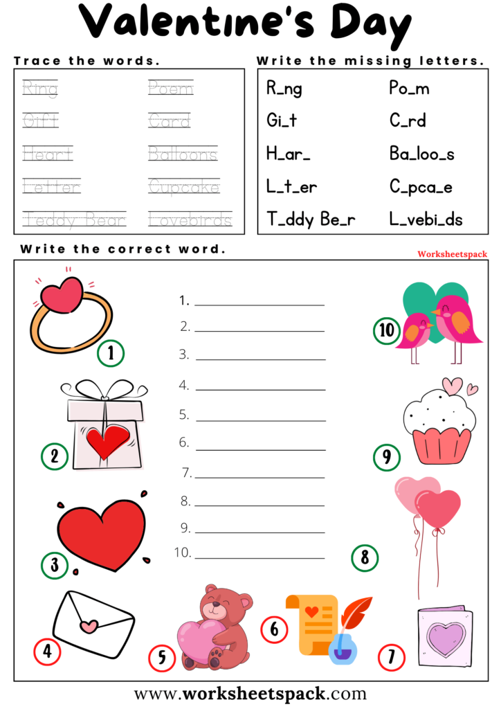 Free Valentine S Worksheet Download Free Valentine S Worksheet Png