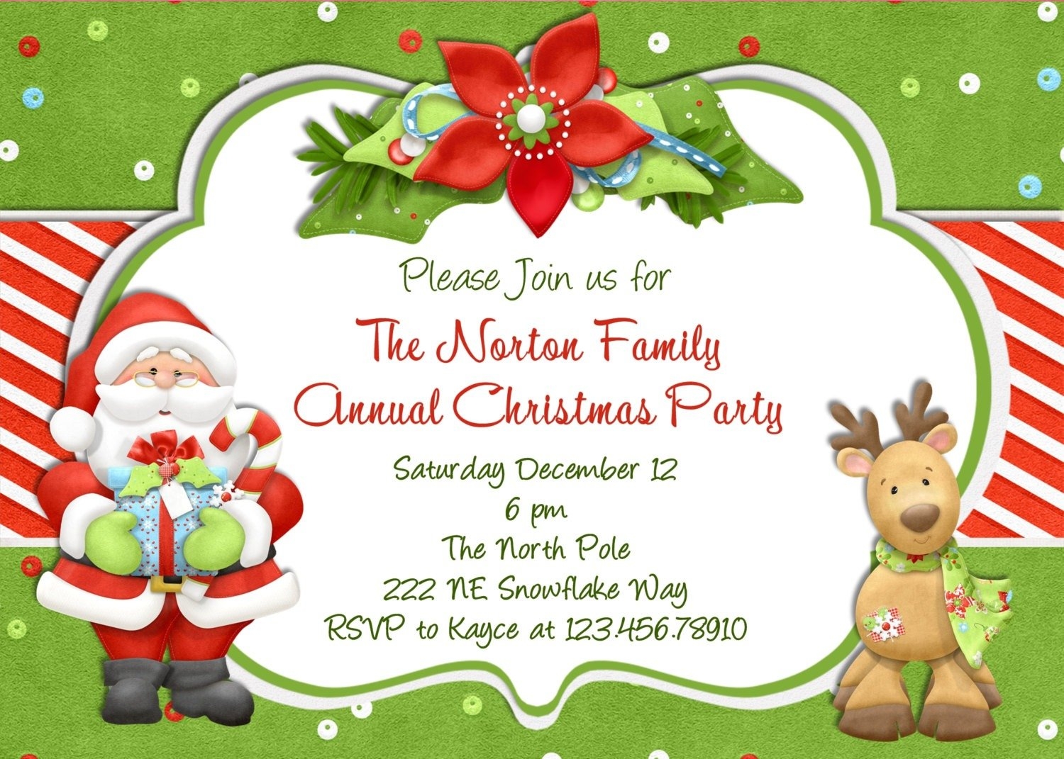 Free Youth Christmas Party Templates