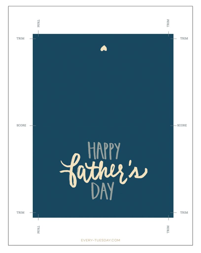 Freebie Printable Father 39 s Day Card
