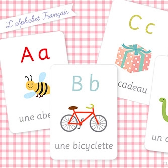 French Alphabet Flash Cards Mr Printables