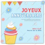 French Birthday Cards Free Printable