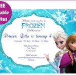 Frozen Free Editable Birthday Invitation Invitationorb