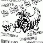 Fruit Of The Spirit Coloring Pages Coloring Home