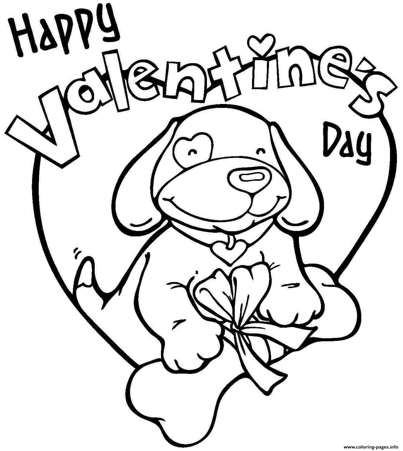 free printable kids valentines coloring pages