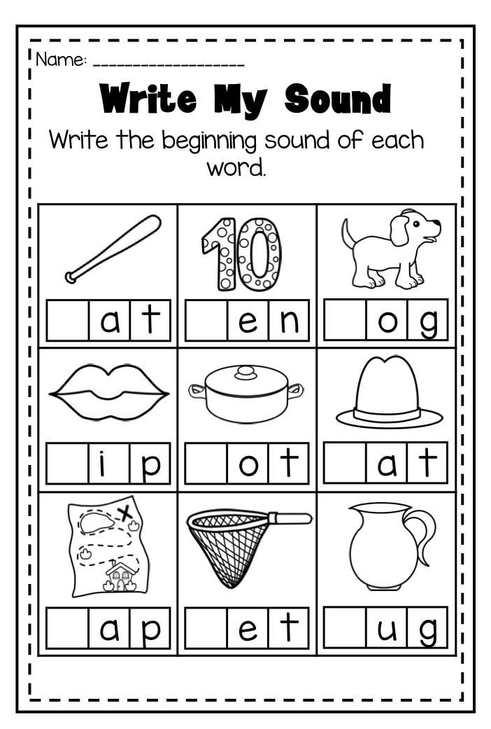 writing worksheets for 1st graders