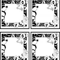 Fun Halloween Skeleton Note Cards
