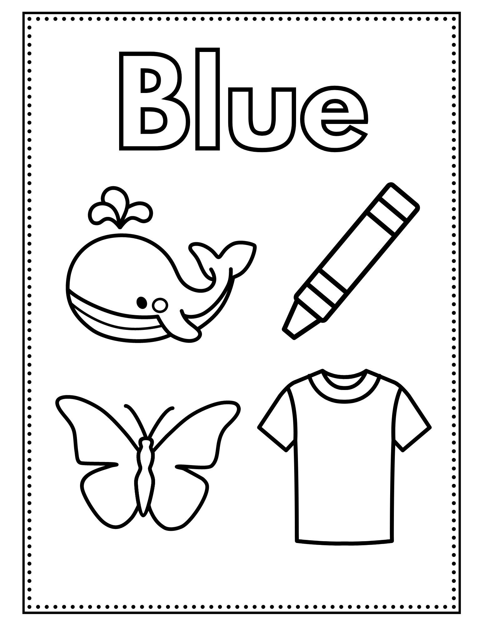 Fun Printable Colors Coloring Pages Fun And Educational Early Learning 
