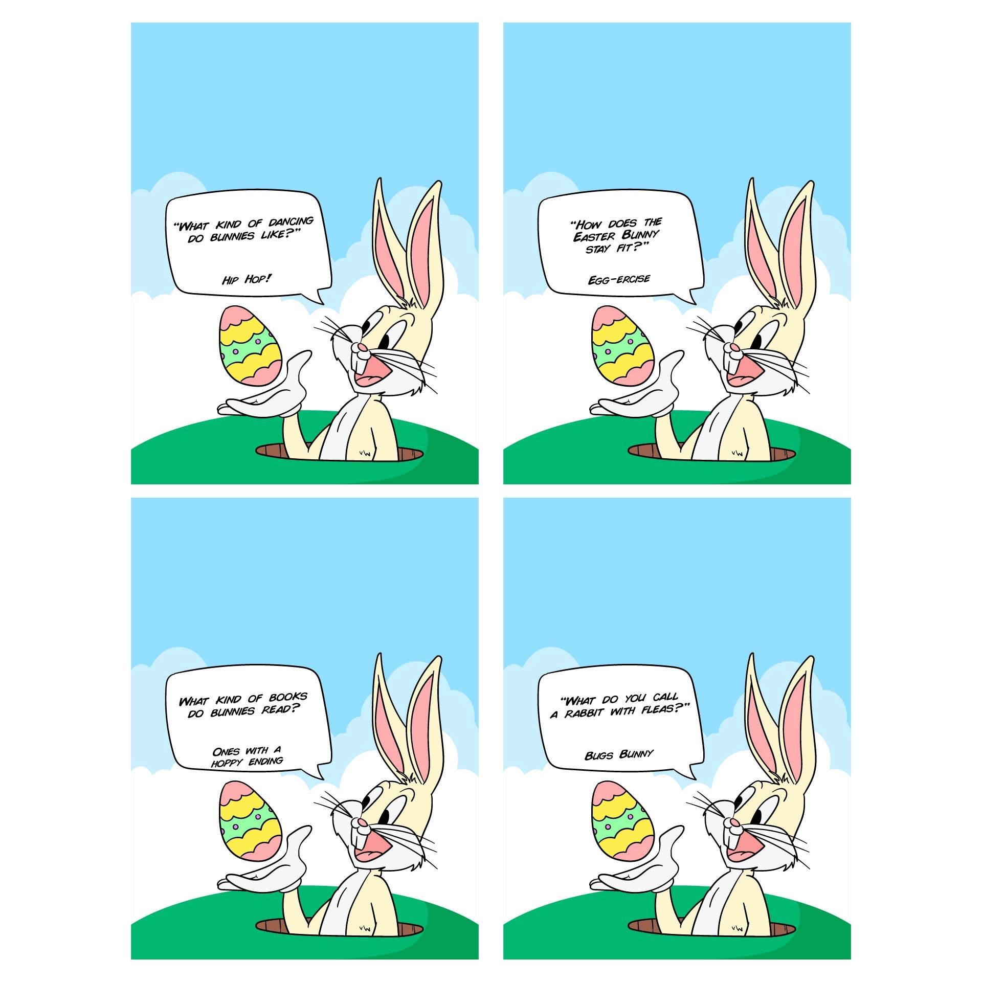 Funny Easter Cards 10 Free PDF Printables Printablee