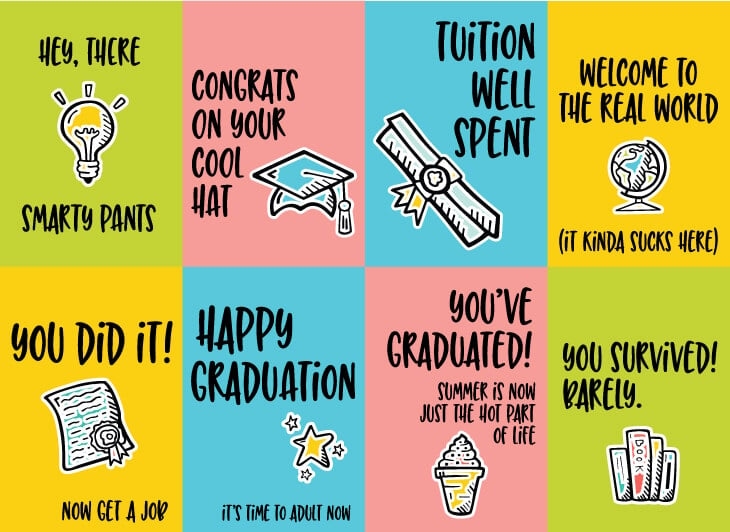 Funny Graduation Cards Eight Free Printable Cards Worksheets Library