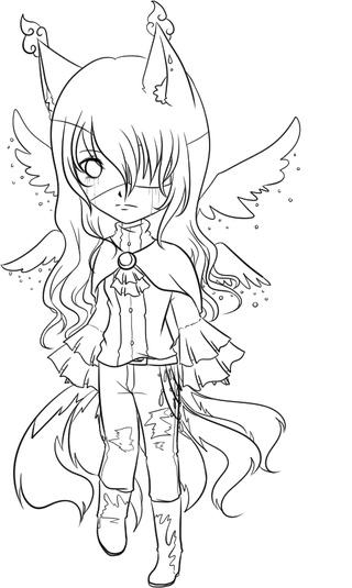 Gacha Life Coloring Pages